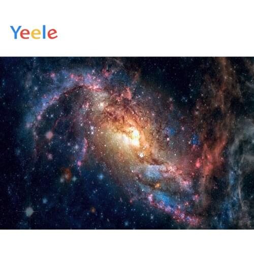 Yeele Outer Space Scenry Photography Backdrops Light Bokeh Universe Dream Photographic Studio Photo Background Birthday Decor