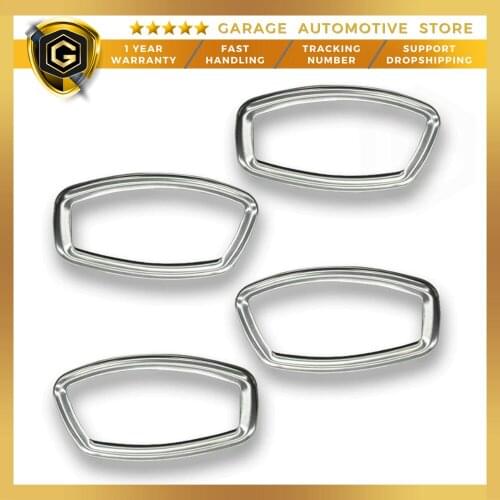 For Renault Captur Stainless Steel Chrome Accessories Inner Door Handle 4 Piece 2010 and Above
