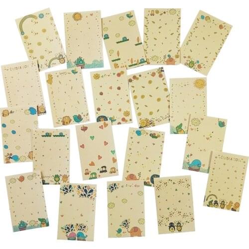 15packs Creative Cute Cartoon Kraft Paper Stickers Album Diary Decor DIY Stickers Wholesale Free Shipping