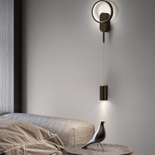 Nordic Wall Sconce Lamp Lighting Modern Home Decoration Light Living Room Dining Bedside Stairs Led Bedroom Porch Aisle Hallway