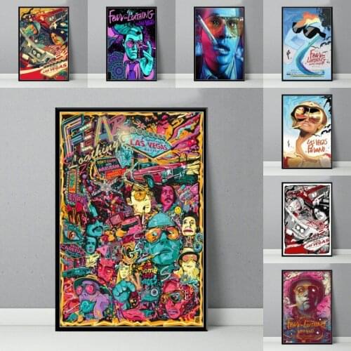 New Fear and Loathing In Las Vegas Classic Movie Poster Wall Art Painting Canvas Picture Prints Living Home Room Decor
