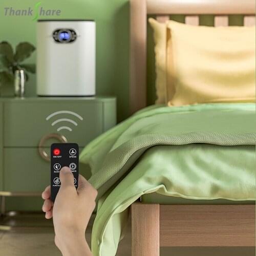 THANKSHARE Home 1.2L Dehumidifier Remote Control Large LCD Screen Display Air Dryer Full Shut-Off Purifieridifier For Home