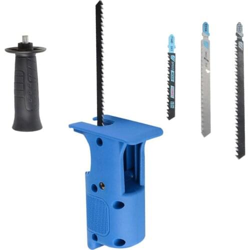 Portable Reciprocating Saw Adapter Set for Wood Metal Cutting Set Changed Electric Drill Into Reciprocating Electric Saw Parts