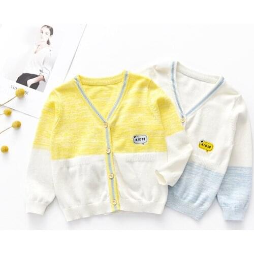 Christmas Sweater Kids 2020 Autumn And Winter Children Knitted Cardigan Boys And Girls Cotton Jacket Winter Coat 1-8 Years Old