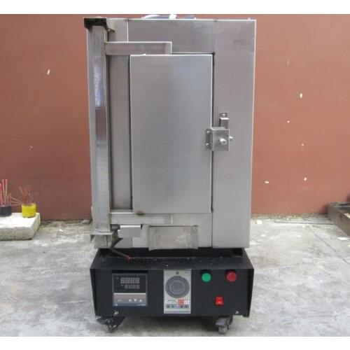 Diy Numeral Burnout Furnace for lost wax 2 Flasks Medium Frequency Gold Melting Machine Gold K-gold silver copper Brun out