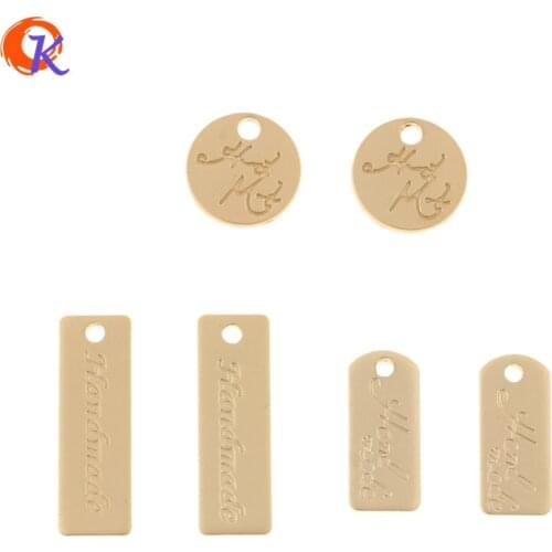 Cordial Design 100Pcs Jewelry Accessories/DIY Earrings Making/Handmade Part/Matte Gold/Charms Pendant/Hand Made/Earring Findings