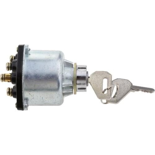 Brand New Ignition Cylinder Lock Switch 6 Wiring Points Farm Vehicles