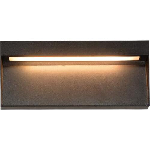 Surface Mount LED Stair Light Step Lights Corner Light Footlight Indoor Outdoor Waterproof Staircase Step Lamp AC85-265V FR58