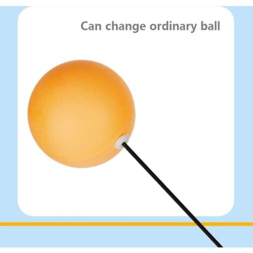 Table Tennis Trainer Elastic Shaft,Portable Table Tennis Set with 2 Racket & 3