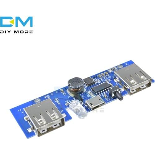 Software version 5V 1A 2A Mobile Power Bank Charger Control Module Micro USB Polymer Lithium Battery Charging Board Step Up