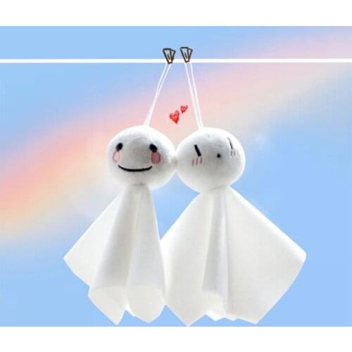 Japanese Teruterubozu Cute Plush Sunny Doll Toy Cosplay Pendant Hanging Ornament P31B