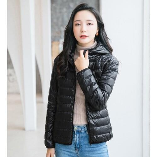M-8XL Lightweight Womens Duck Down Jacket Warm Winter Hooded Feathers Coat Female Puffer 5xl 6xl 7xl Cloth Girls Plus Size 2021
