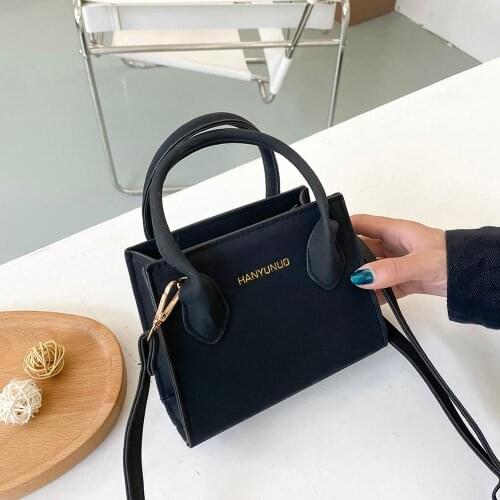 Small Solid Color PU Leather Crossbody Bags For Women 2020 Summer Lady Shoulder Handbags Female Simple Totes
