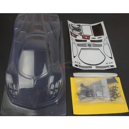 1/10 RC Car Clear Body Shell 200mm pPagani Zonda TAMIYA Drift Hypercar Yokomo Chassis kyosho tamiya hsp redcat fs acme