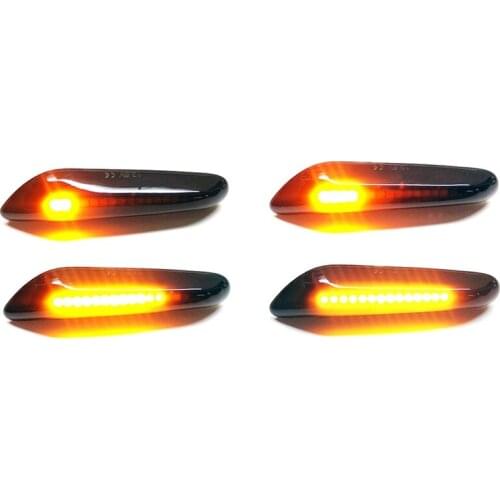 1 Pair brightness Car Turn Signal Light LED Turn Indicator Blinker Lamp Signal Lamp Side Marker For bmw E90 E91 E92 E93 E60 E87