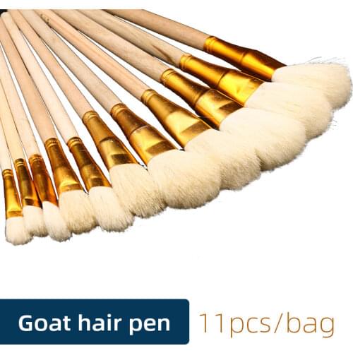 Wool Brush Sweep Gold Leaf Silver Foil,brush Glue,Beauty Makeup Brush,A Set of High Quality DIY Gild