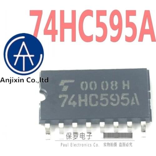 10pcs 100% orginal new real stock Shift register TC74HC595AF 74HC595A SOP16-5.2 in the body