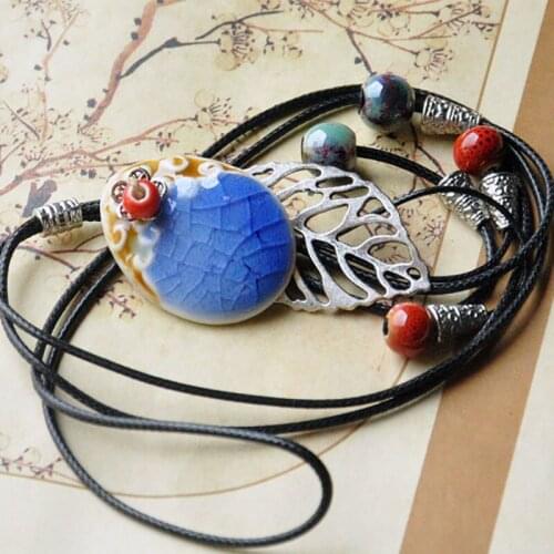 12 Pieces/Lot Hollow Leaves Charm Necklaces For Women/Men Chains Vintage Pendant Chokers Long Tassel Statement Charm Accessories