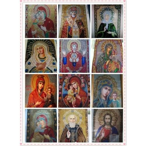 2019 HOT sale 5D diamond painting diy diamond embroidery cross stitch Home Decor dimond mosaic religious for CHRISTMAS gift ZX