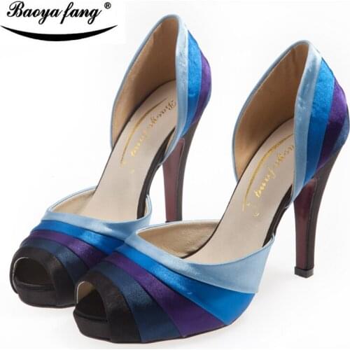 Женские туфли с открытым носом Baoyafang China At AliExpress