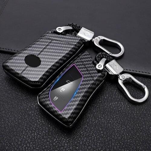 Carbon Fiber Smart key fob cover shell case For Lexus es200 es260 es300h es350 LS350 LS500h f sport 2018 2019