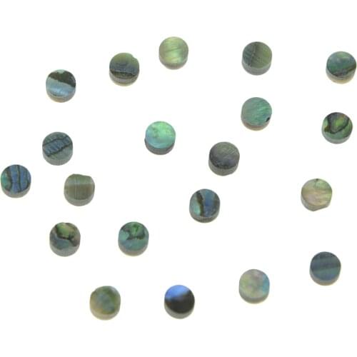 Dopro 20pcs 4mm/5mm/6mmx2mm Guitar Bass New Zealand Abalone Shell Inlay Material Fingerboard Dots