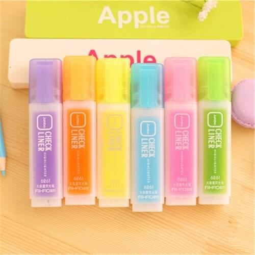 DL JD01 love stationery small fresh Korean creative student prize big capacity fluorescent pen 6261