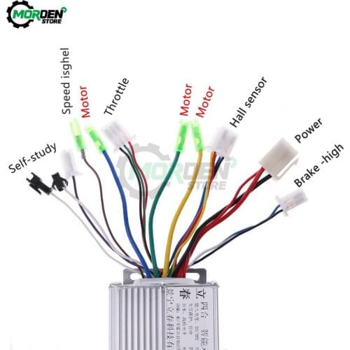 350W Brushless DC Motor Controller For Electric Bicycle E-bike Scooter Electric Bicycle 36V/48V Electric Bike Controllers