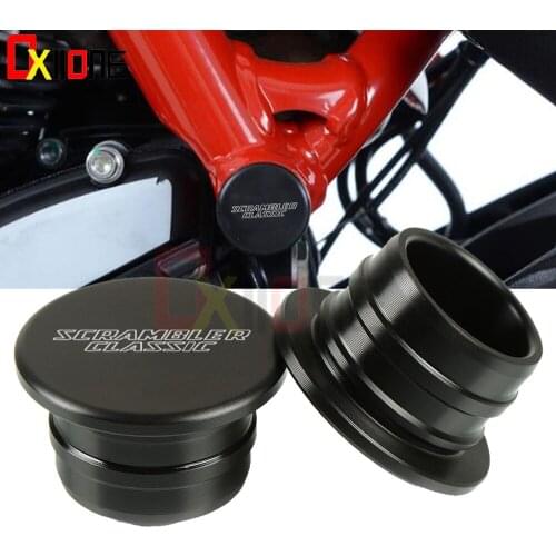Motorbike Frame Plug Kit Swing Arm Hole Plugs Nylon Moto Motorcycle For Ducati Scrambler Classic 2015 2016 2017 2018