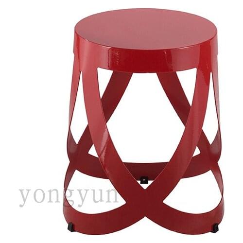 Dinning Home Furniture minimalist modern Round Ribbon stools, Personality Creative household The hotel dining chair