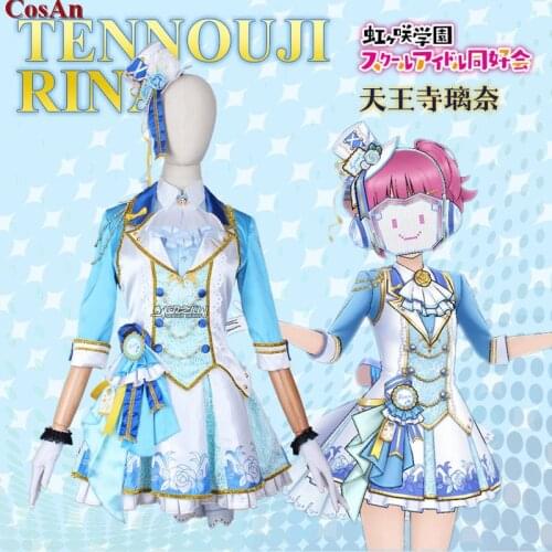 Love Live Nijigasaki High School Idol Club Tennouji Rina Cosplay Costume Formal Dress Anime Activity Party Role Play Clothing