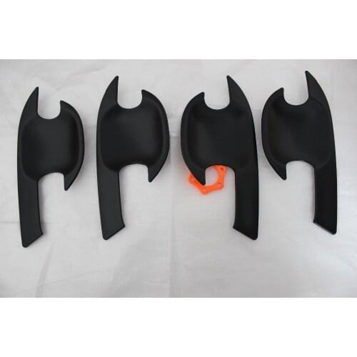 Suitable everest 2016 endeavour accessories ABS matte black door handle bowl trim for ford EVEREST 2016 2017 decorative parts