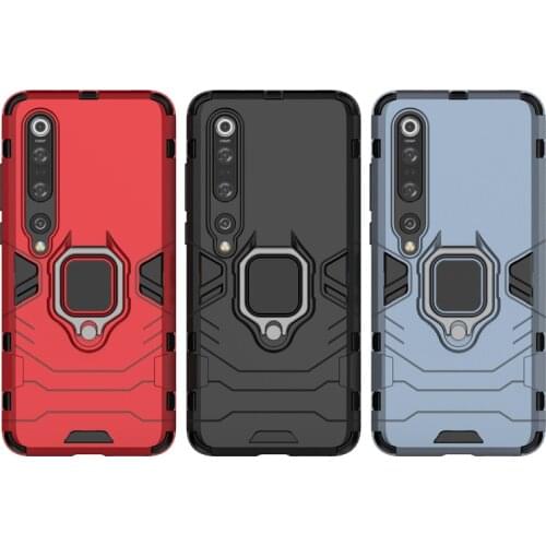 Shockproof Armor Case For Xiaomi 9T Pro Mi9 se CC9e Mi 8 lite A2 F1 Stand Holder Car Ring for Redmi K20 K20 Pro Note 7 7a 6 8Pro