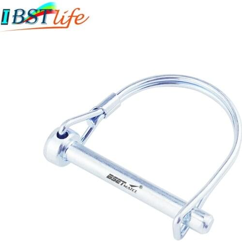 Spring Carbon Steel PTO Pin Round Arch Wire Shaft Locking Lock Pin Safety Coupler Pin Retainer Farm Trailers Wagons Lawn Garden