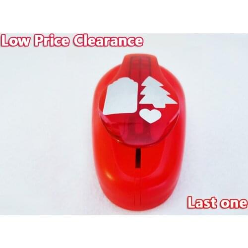 Handmade Hole Puncher Large Christmas tree tag heart-shaped Board Punch Paper Cutter For Greeting Card Scrapbooking Machine DIY