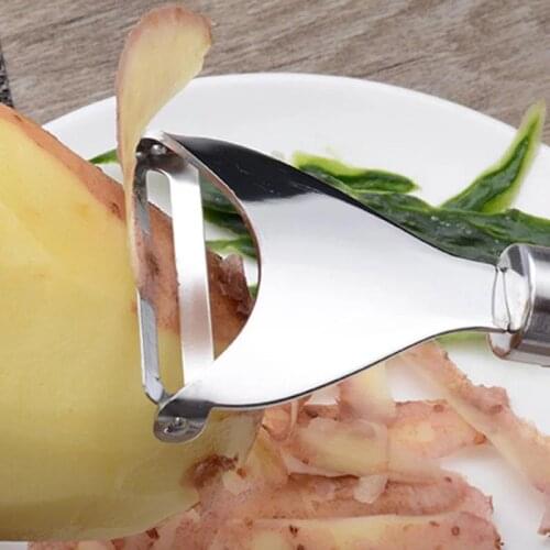 1pcs Stainless Steel Multi-purpose Vegetable Peeler&Julienne Cutter Julienne Peeler Potato Carrot Grater Kitchen Tool