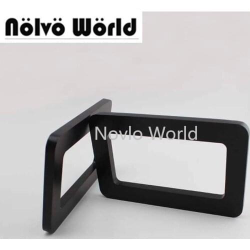 2-10-20 pieces,16*10cm 17.8*11.7cm black rectangular wood handle for repair beach bag,Save woman knit bags handbags wood handles