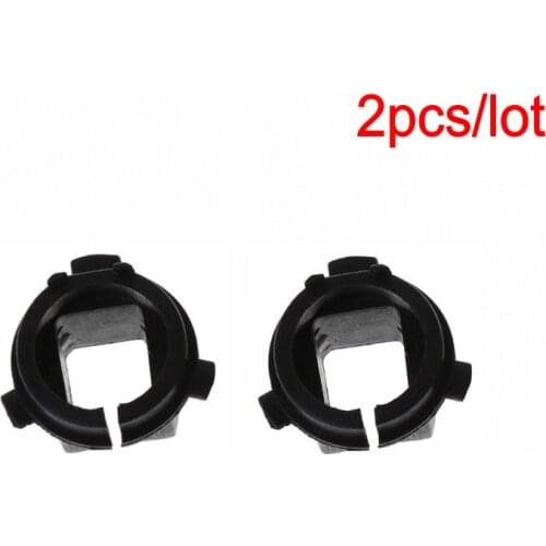 2Pcs/Lot H7 HID Headlight Bulb Holder Adapter Lamp Base Xenon Adapter Black Retainer For Kia Cerato H036