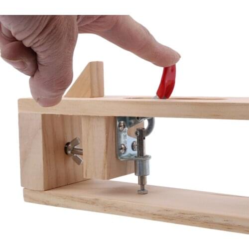 Wood Sewing Tools Leather Craft Retaining Clip DIY Hand Tool Set Table Desktop Stitching Lacing Pony Horse Clamp Tools