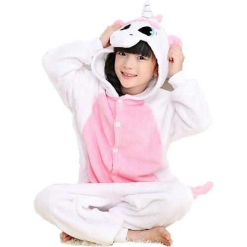 Pink Unicorn Pony Horse Onesies for Children Onesie Pajamas Jumpsuit Hoodies Sleepwear For Kids