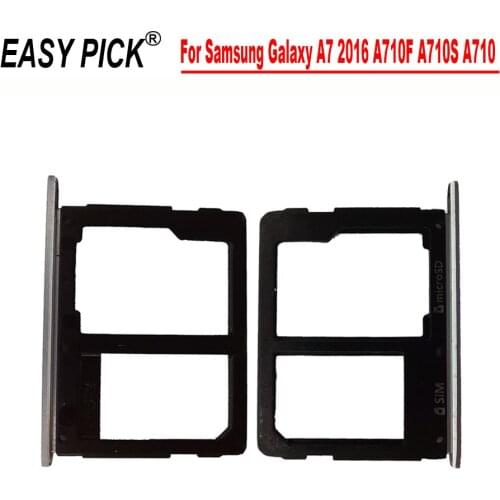 For Samsung Galaxy A7 2016 A710F A710S A710 A710FD SIM Card Tray Reader Holder Slot Adapter Socket