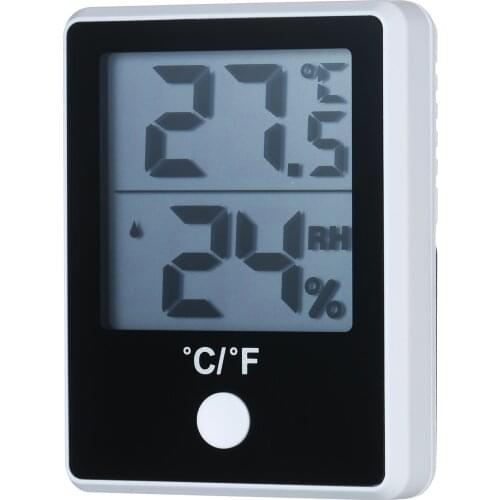 Dual Temperature Humidity Meter LCD Digital Thermometer Hygrometer Magnetic Temperature Meter Humidity Gauge ℃/℉ Switchable