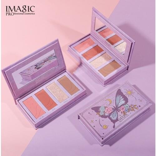 Highlighter Powder Glitter Palette Face Blusher Rouge shadow Contour Face Concealer Smooth Continuous makeup waterproof TSLM2
