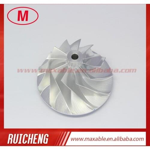 HX35 53.88/81.30 mm 3537168 11+0 blades turbo billet/milling/aluminum 2024 compressor wheel for 3539699/3539698/3539700/3590032
