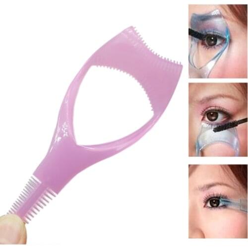 Eyelash Painting Tool Ladies Mascara Guide Eyelash Curler Makeup Tools