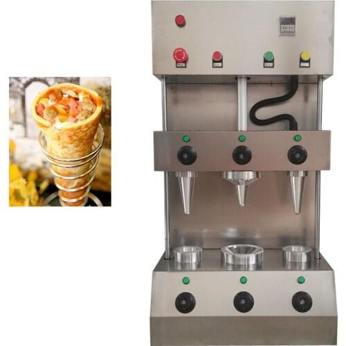 Pizza Egg Roll Making Machine Pizza Egg Cone Machine Stainless Steel Healthy Snack Food Machine