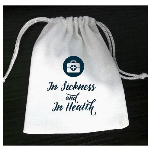 In Sickness and In Health wedding Hangover Kit favor gift Welcome Candy Bags Bachelorette hen bridal shower party gift bag