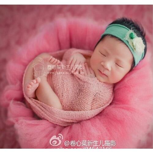 Newborn photography Faux Fur Blanket Basket Stuffer Mongolia Fur Photography Props Newborn Photography Props