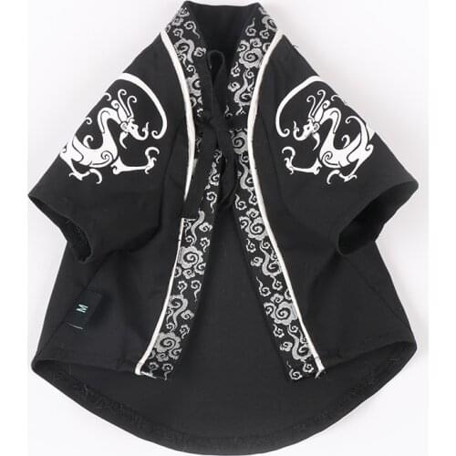 Chinese Style Cat Dog Clothes Summer Spring Pet Clothing Yorkshire Poodle Schnauzer Clothing Welsh Corgi Shiba Inu Dog Costumes