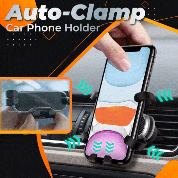 Gravity Expansion In Car Air Vent GPS Navigate Smartphone Stand Stable Not Shaking Support Auto-Clamp Car Phone Holder